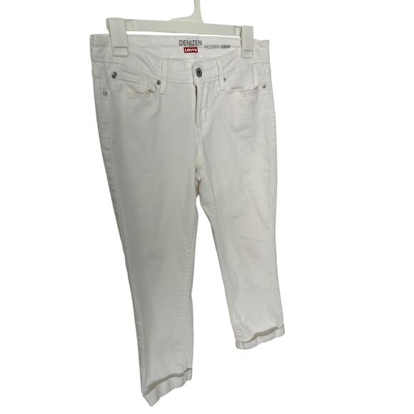 Levi’s Denizen modern white crop pant size 6 - Picture 2 of 5